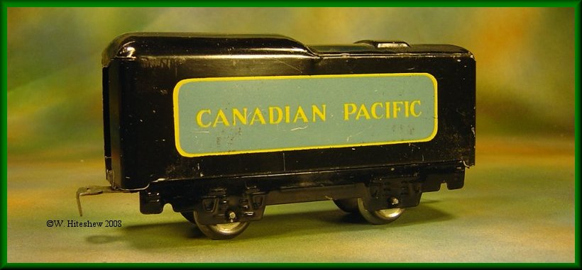 4 Wheel Blue Sideboard Canadian Pacific Tender