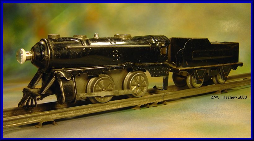 Bullet Nosed Clockwork Engine with Long Tender